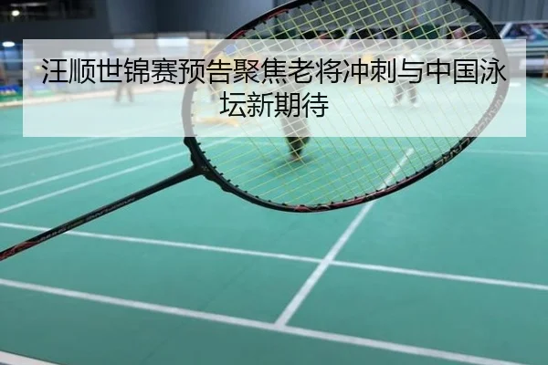 汪顺世锦赛预告聚焦老将冲刺与中国泳坛新期待